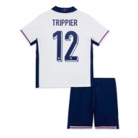 England Kieran Trippier #12 Heimtrikotsatz Kinder EM 2024 Kurzarm (+ Kurze Hosen)